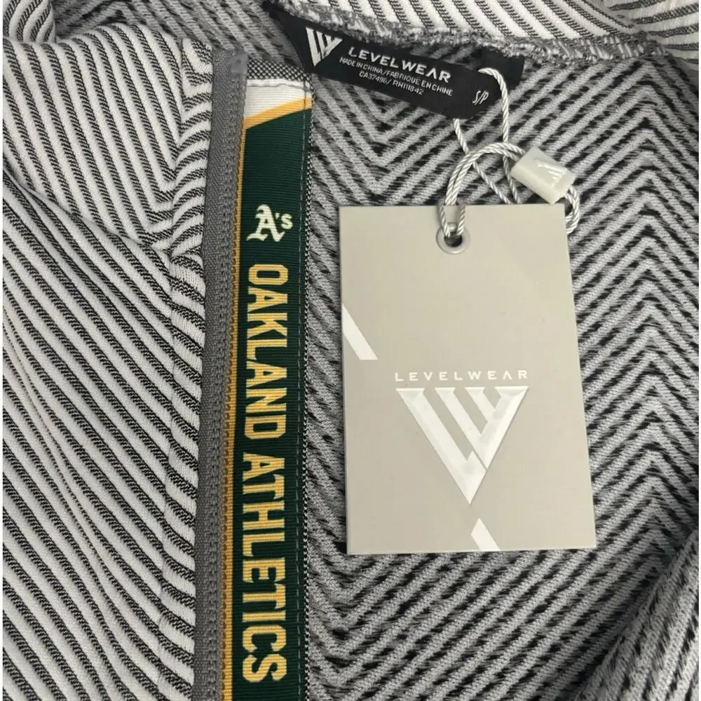 LevelWear MLB Women’s Oakland Athletics Grey Vest Size Small NWT